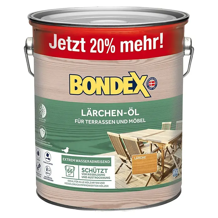 Bondex Lärchen-Öl - 3 l, Lärche - Vorderansicht