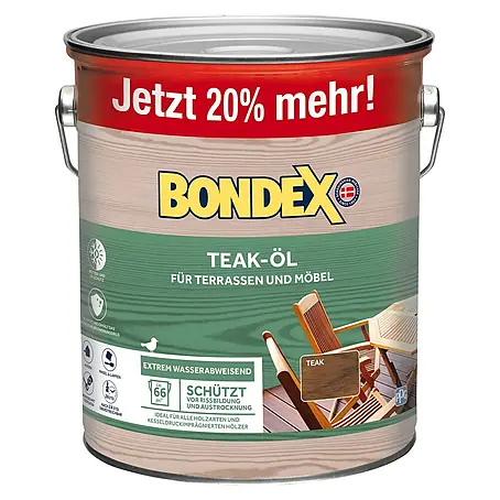 Bondex  Teak-Öl 20 % mehr