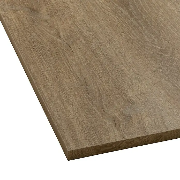 Tischplatte - Robinson Eiche, 80 cm x 80 cm x 25 mm - Detailaufnahme
