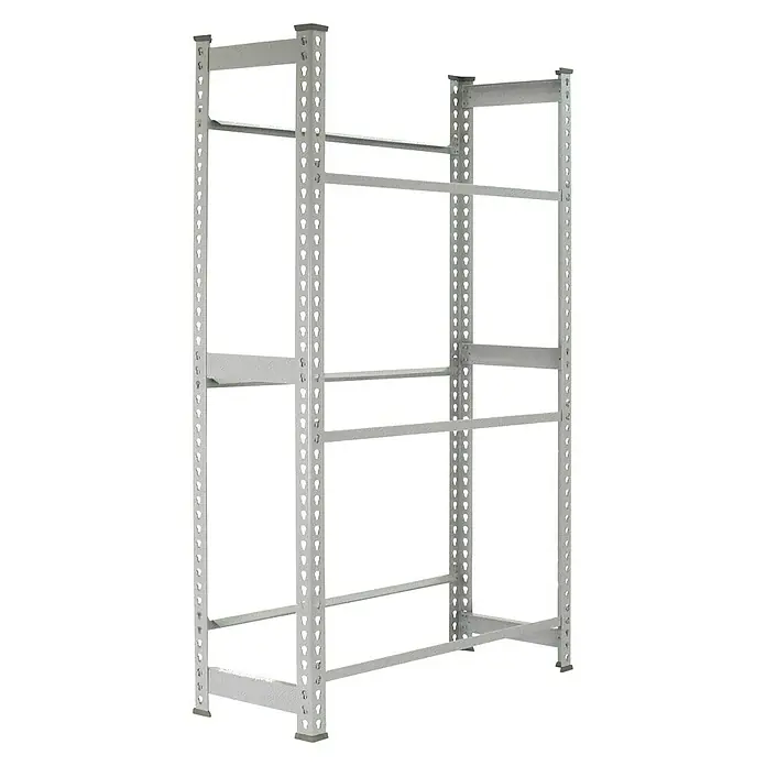 Simonrack Simonbottle Estantería para cajas de bebidas - L x An x Al: 30 x 80 x 180 cm, Capacidad de carga: 100 kg/balda, Número de baldas: 3 ud., Galvanizado - Vista angular