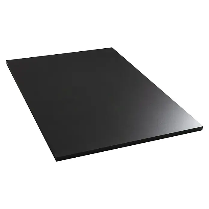 Tischplatte - Anthrazit, 120 cm x 80 cm x 25 mm - Diagonale Ansicht