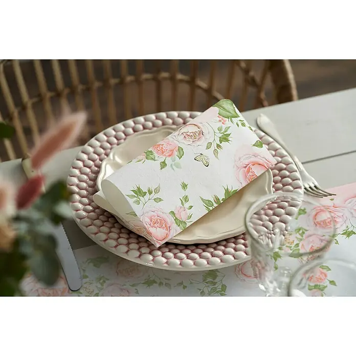 Duni Serviette - 20 Stk., 33 x 33 cm, Rose Glory - Stimmungsaufnahme