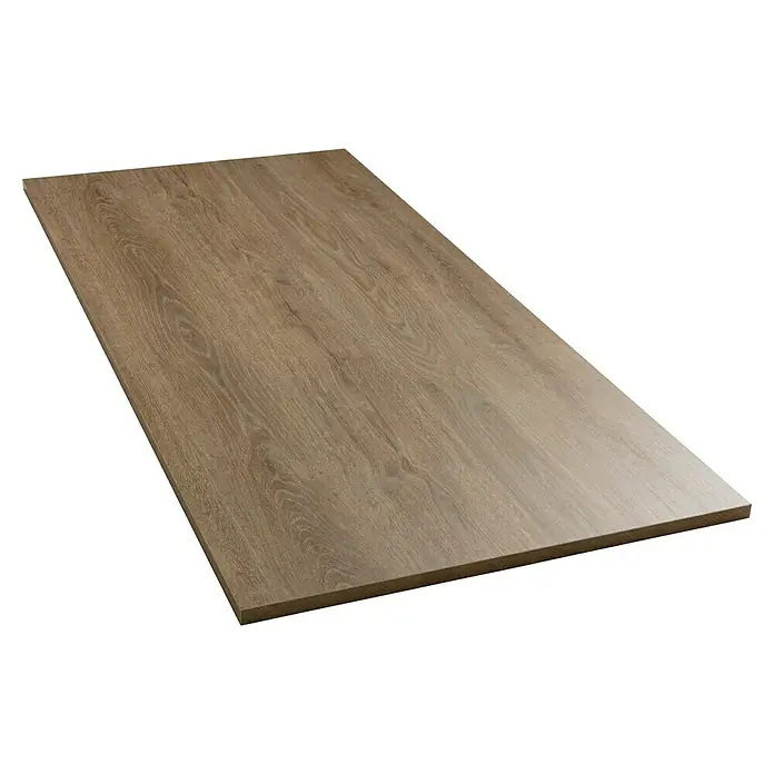 Tischplatte - Robinson Eiche, 180 cm x 80 cm x 25 mm - Diagonale Ansicht