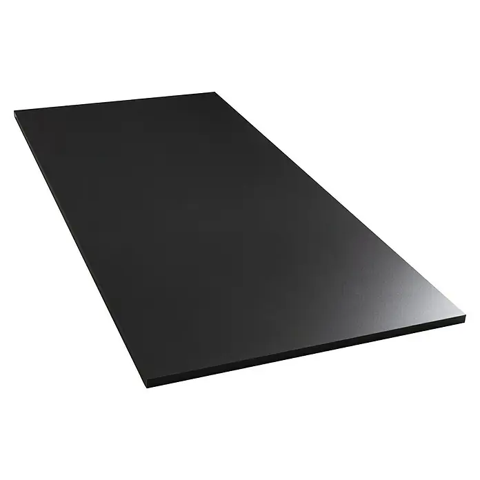 Tischplatte - Anthrazit, 180 cm x 80 cm x 25 mm - Diagonale Ansicht