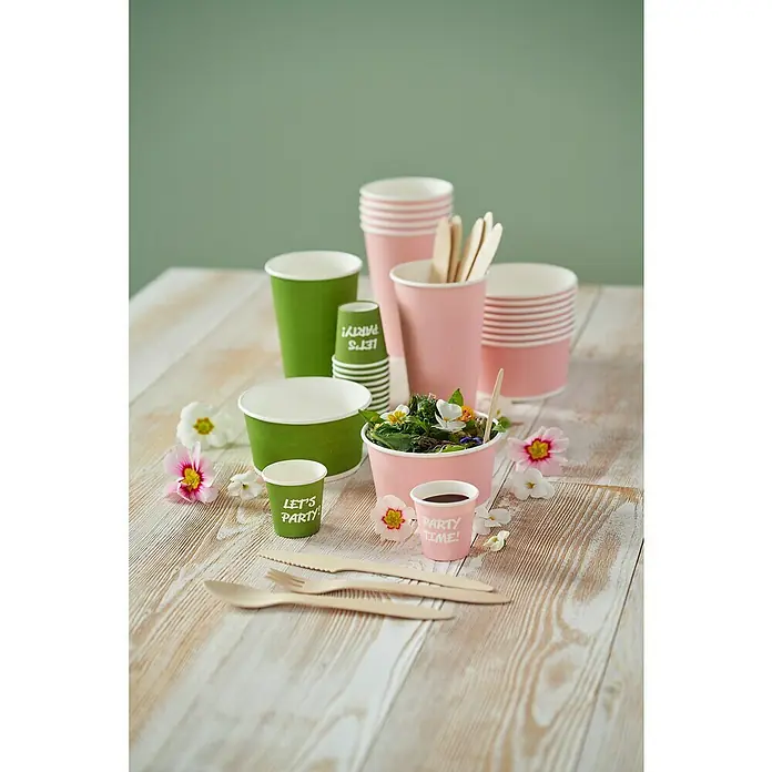 Duni Pappbecher Schnapsglas - 20 Stk., Fassungsvermögen: 6 cl, Green - Stimmungsaufnahme