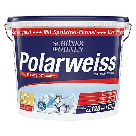 SCHÖNER WOHNEN-Farbe  Wandfarbe Polarweiß