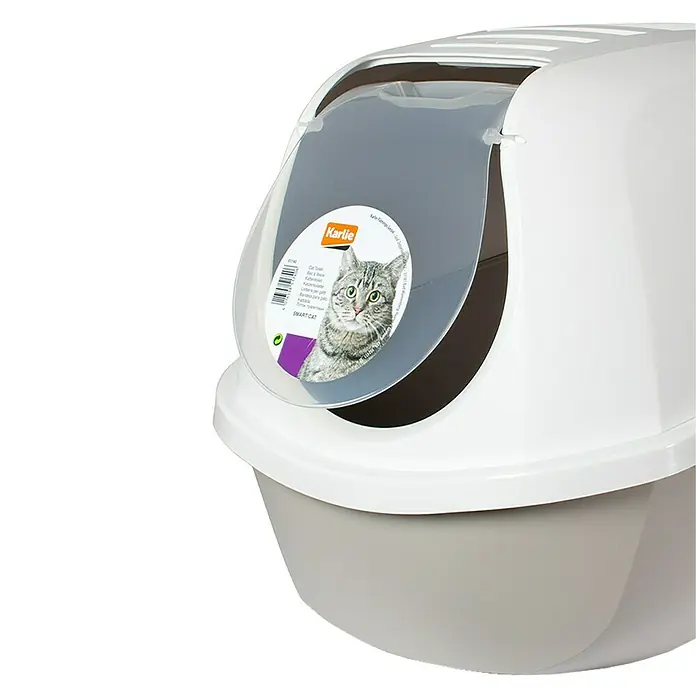 Karlie Arenero para gatos SmartCat - 52 x 39 x 41 cm, Plástico, Rosa - Primer plano