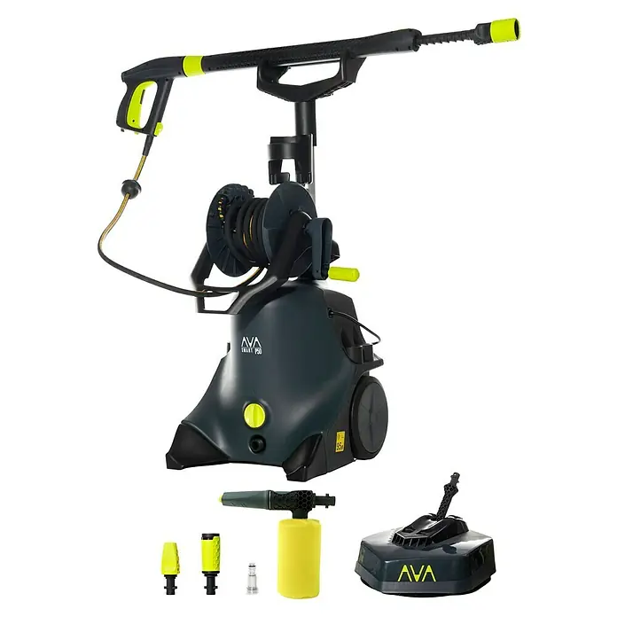 Ava Smart Hochdruckreiniger P50 - 1.800 W, Max. Druck: 130 bar, Fördermenge: 420 l/h, 8 -tlg. - Diagonale Ansicht