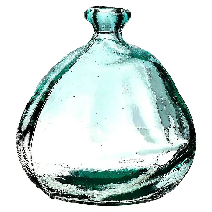 Vase Kairo - Ø x H: 18 x 18 cm, Glas - Vorderansicht