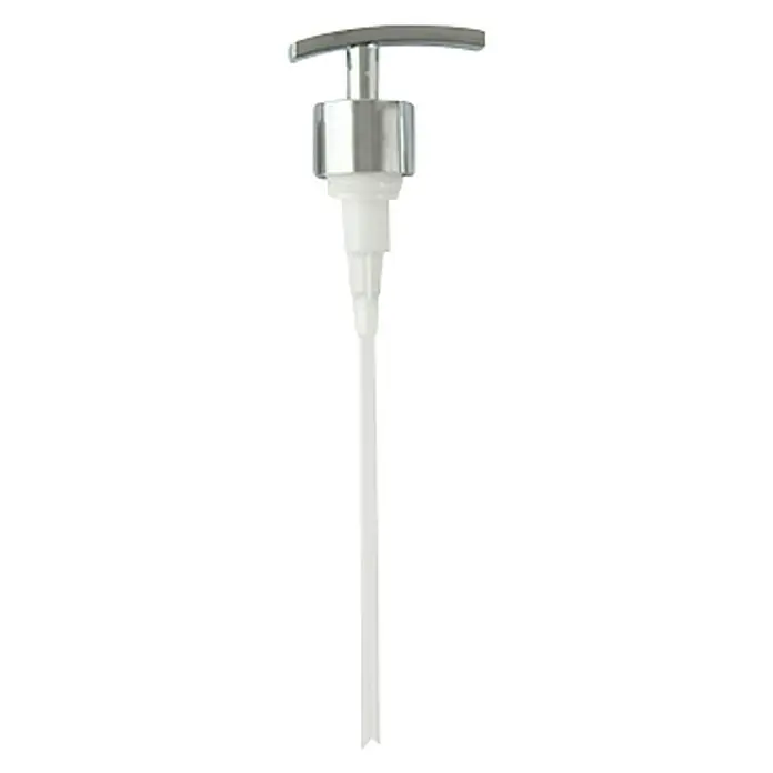MSV Bomba dosificadora de jabón líquido - Cromo, 5,2 x 5,2 x 19,3 cm - Vista frontal