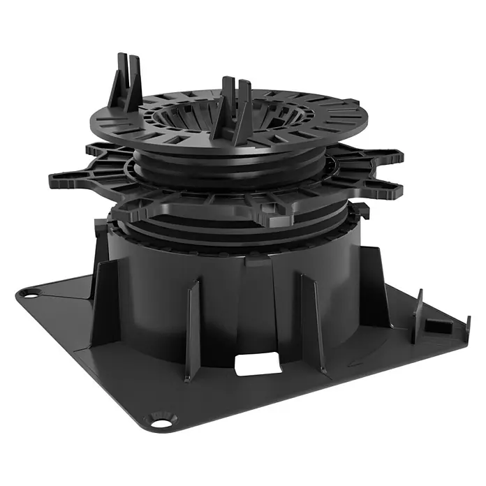 Terrassenfuß TL12 L-Aufnahme - 1 Stk., Höhenverstellung: 6 cm - 15 cm - Diagonale Ansicht
