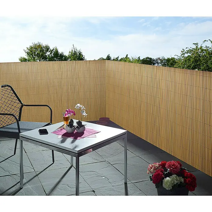 Sichtschutzmatte - Bambus Optik, 300 x 180 cm - Stimmungsaufnahme