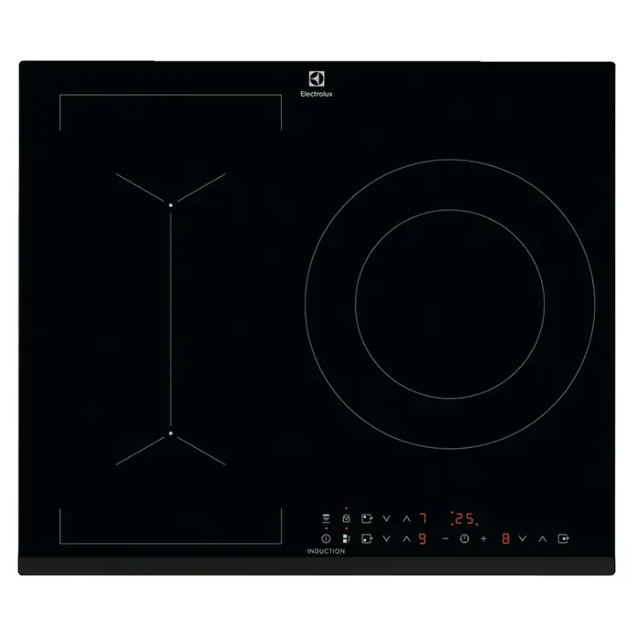 Electrolux Placa de inducción LIV63332 - Zonas de cocción: 3 ud., Inducción, Seguridad infantil, Vitrocerámica - Vista superior