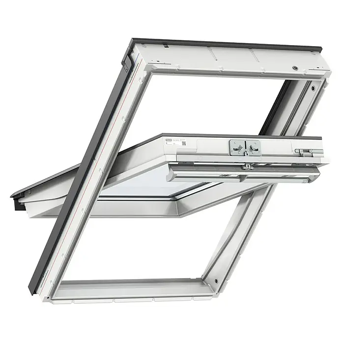 Velux Zaokretni prozor GGU FK06 0070 - drveni, Š x V: 66 x 118 cm - Dijagonalni pogled