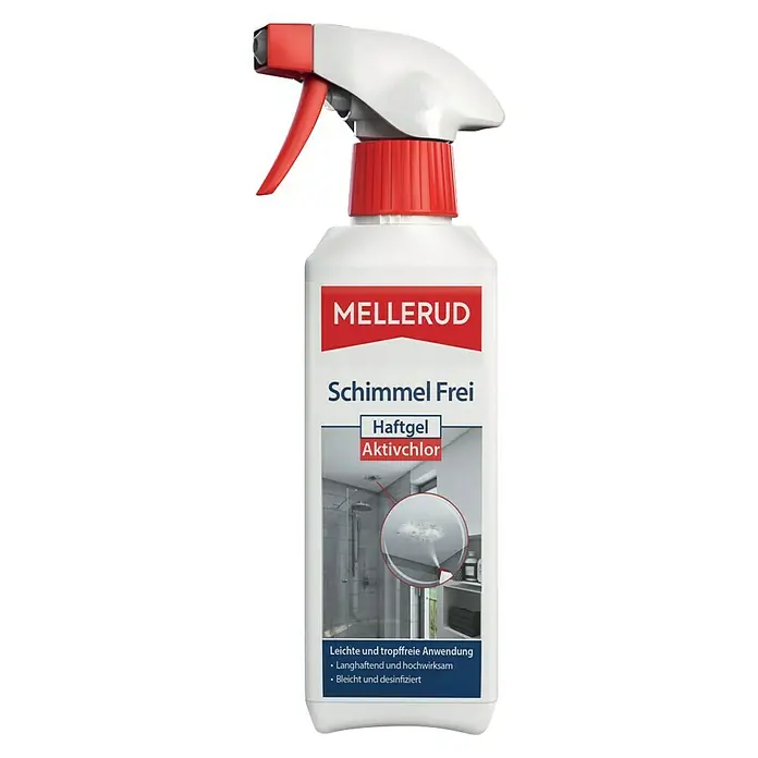 Mellerud Schimmelfrei Haftgel - 250 ml, Flasche mit Sprühpistole - Vorderansicht