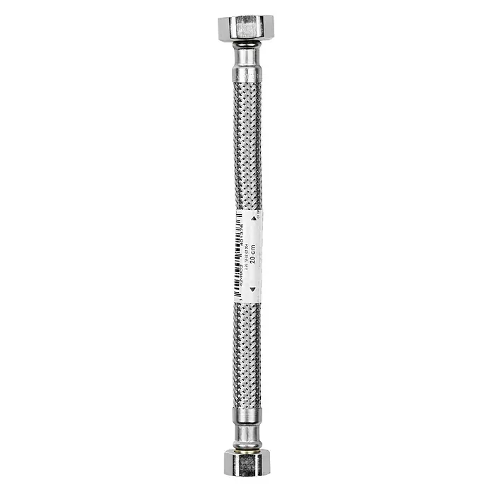 Admiral Flexo de conexión DN8 H-H - ⅜″/½″, Largo: 20 cm, Hembra - Hembra - Vista descendente