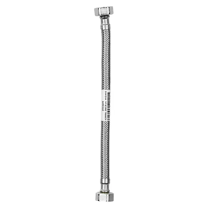 Admiral Flexo de conexión DN8 H-H - ½″/½″, Largo: 25 cm, Hembra - Hembra - Vista descendente