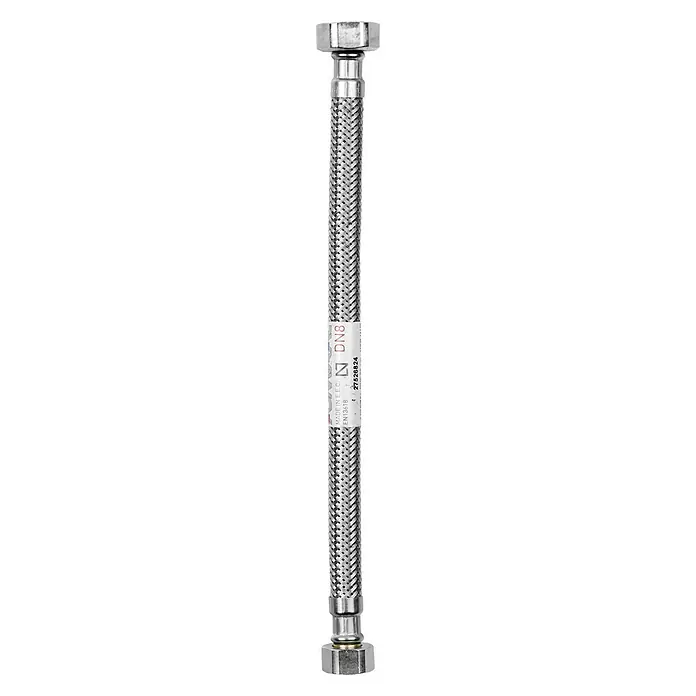 Admiral Flexo de conexión DN8 H-H - ⅜″/½″, Largo: 25 cm, Hembra - Hembra - Vista descendente