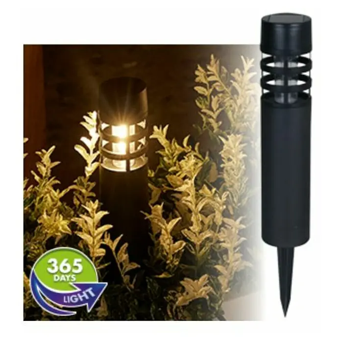 Estaca solar Montelimar - LED, Negro, Altura: 38,8 cm - Foto ambiente