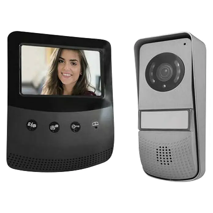 Avidsen Interfono con pantalla LCD - L x An x Al: 3,5 x 7 x 16,5 cm - Vista angular