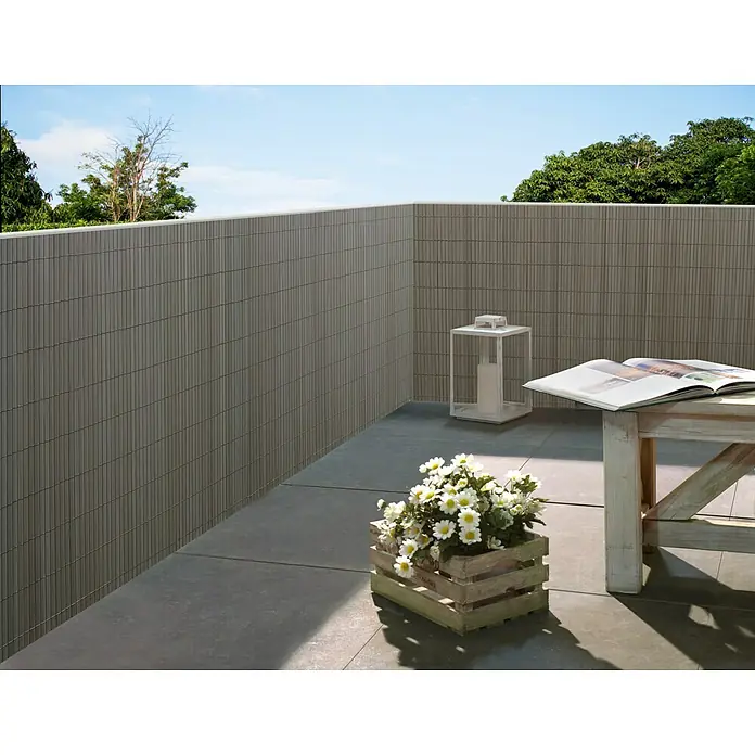 Gardol Comfort Sichtschutz - Grau, 300 x 90 cm - Stimmungsaufnahme