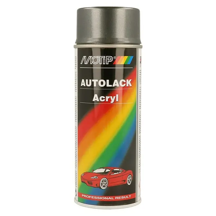 Acryl-Lackspray Kompakt 51078 - Graumetallic, 400 ml, Glänzend - Vorderansicht