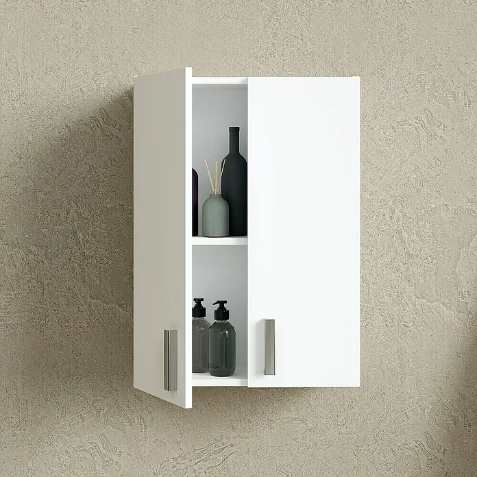 Armario colgante 2P - L x An x Al: 21,1 x 53,5 x 73,5 cm, Blanco - Foto ambiente