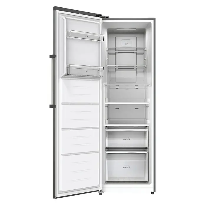 Corberó Congelador CCVH18520NFX - Contenido útil total: 262 l, L x An x Al: 65 x 59,5 x 185 cm, Acero inoxidable - Vista frontal