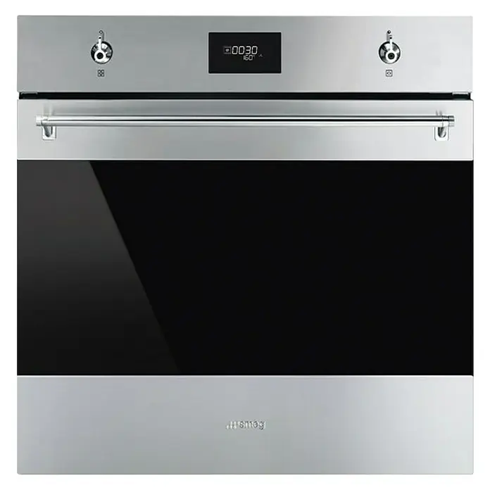 Smeg Horno empotrado SFP6301TVX - Número de tipos de calentamiento: 10 ud., Volumen horno: 70 l - Vista frontal