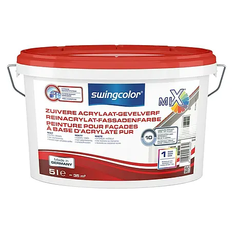 swingcolor Mix Zuivere acrylaat gevelverf