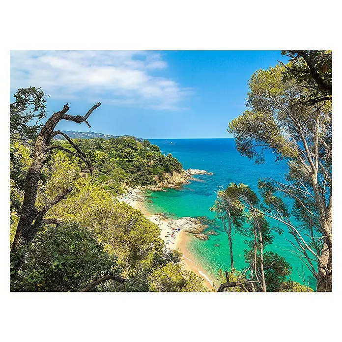 Impresión artística Gerona - Costa Lloret de Mar, 80 x 60 cm - Vista frontal