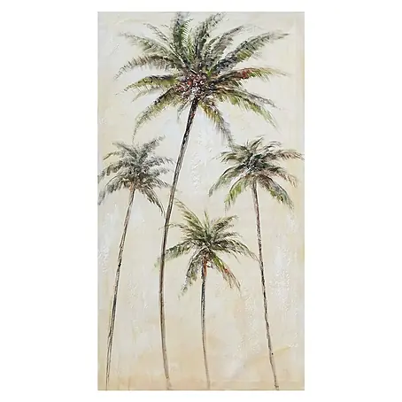 Cuadro pintado a mano Palmera