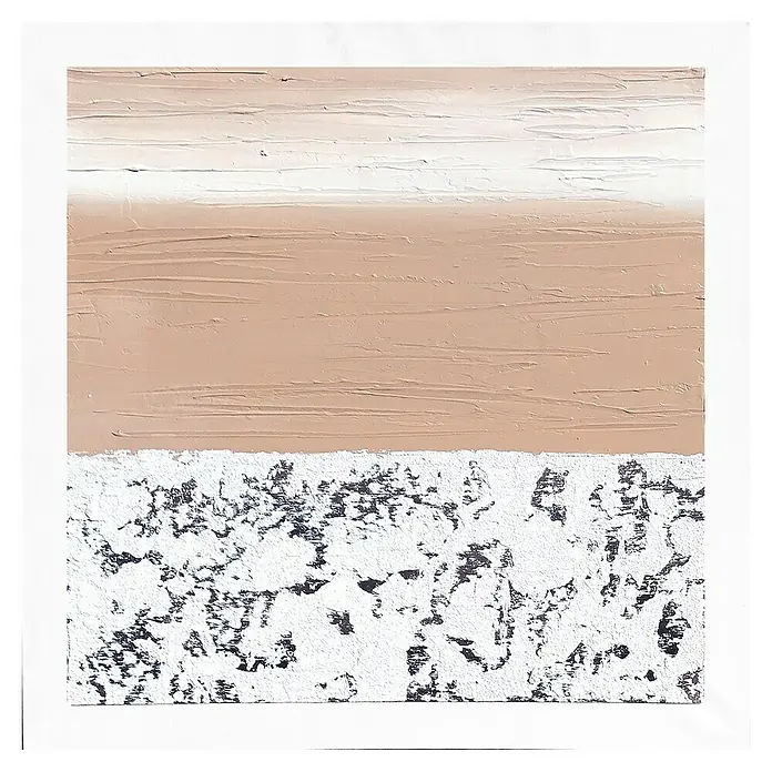 Cuadro pintado a mano Abstracto Capas - Abstracto, An x Al: 60 x 60 cm - Vista frontal