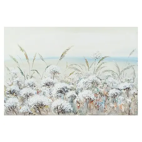 Cuadro pintado a mano Flores