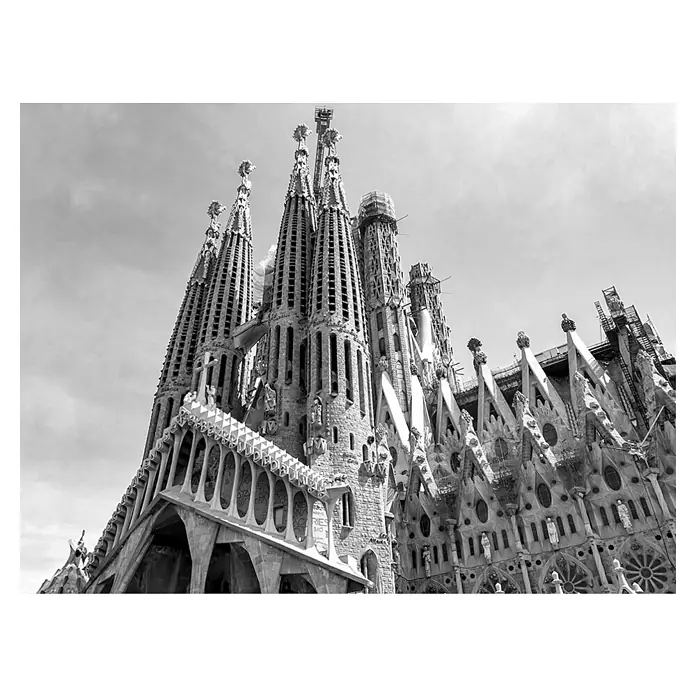 Impresión artística Barcelona - Sagrada Família, 80 x 60 cm - Vista frontal