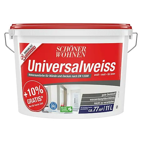 SCHÖNER WOHNEN-Farbe  Wandfarbe Universalweiß