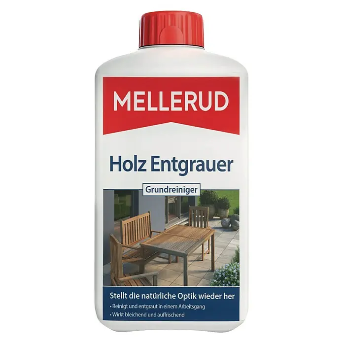 Mellerud Hartholz-Entgrauer - 1 l - Vorderansicht