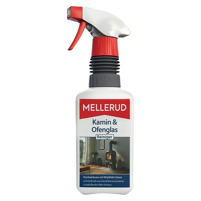 Mellerud Reinigungsmittel Kamin & Ofenglas Reiniger - 500 ml, Sprühen - Vorderansicht