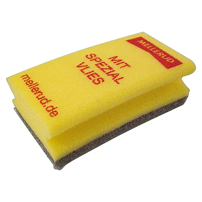 Mellerud Spezial-Scheuerschwamm - 8 x 15 x 4,5 cm - Diagonale Ansicht