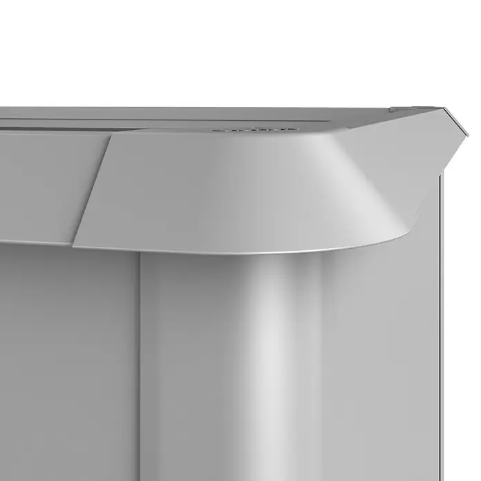 Biohort Schneckenblech - Passend für: Biohort Hochbeet 2 x 2 m, Silber Metallic - Detailaufnahme