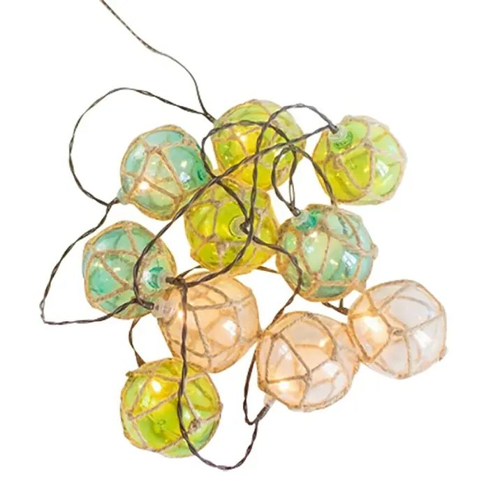 New Garden Guirnalda decorativa Mare - 10 W, L x An x Al: 3,3 m x 6 cm x 6 cm, Multicolor - Vista descendente
