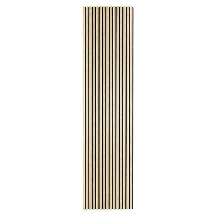 Akustični panel - 1 panel, D x Š: 300 x 60 cm, Boja hrasta - Pogled sprijeda