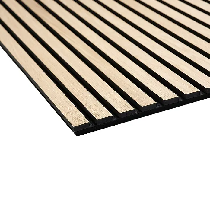 Akustični panel - 1 panel, D x Š: 300 x 60 cm, Boja hrasta - Detaljan prikaz