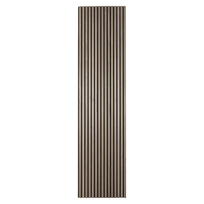 Akustični panel - 1 panel, D x Š: 240 x 60 cm, Američki orah - Pogled sprijeda