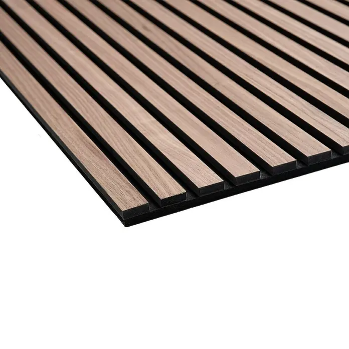 Akustični panel - 1 panel, D x Š: 240 x 60 cm, Američki orah - Detaljan prikaz