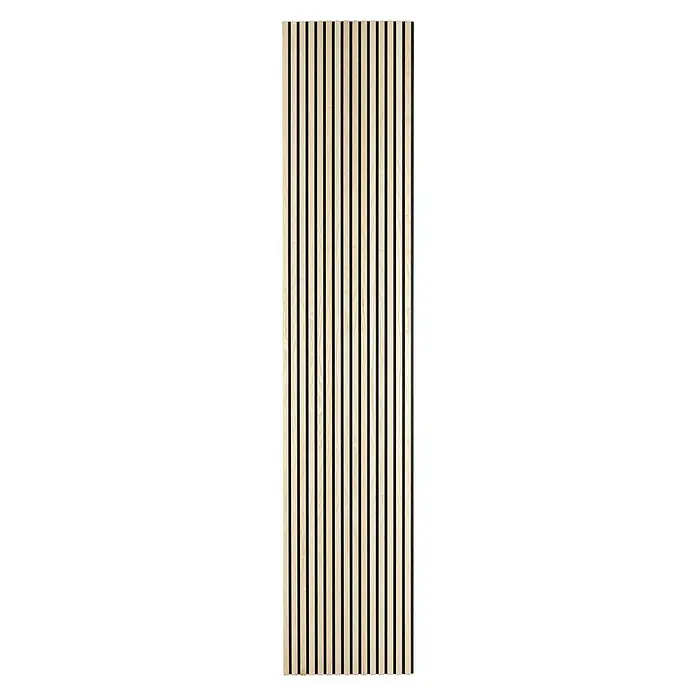 Akustični panel - 1 panel, D x Š: 300 x 60 cm, Pepeljasto crna - Pogled sprijeda