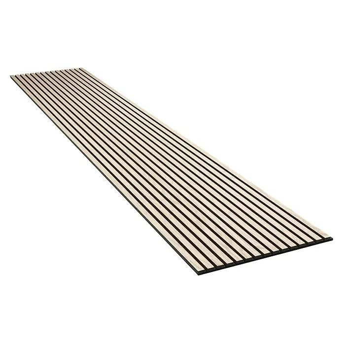 Akustični panel - 1 panel, D x Š: 300 x 60 cm, Pepeljasto crna - Dijagonalni pogled