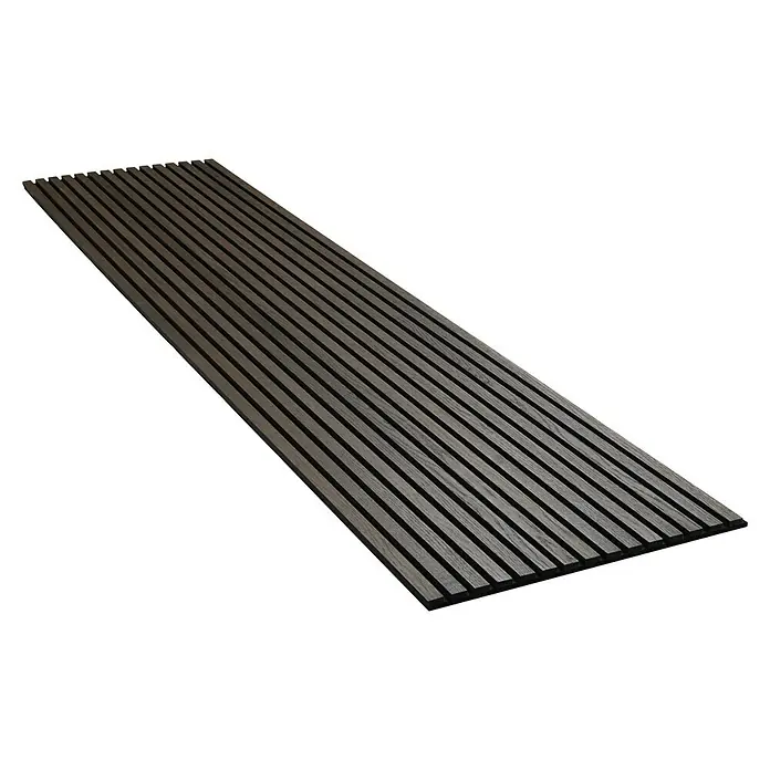 Akustični panel - 1 panel, D x Š: 240 x 60 cm, Dimljeni hrast - Dijagonalni pogled