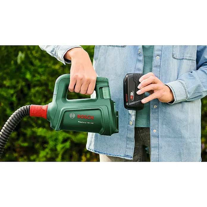 Bosch 18 V Power for All Akku-Farbsprühsystem EasySpray 18V-100 - 18 V, Ohne Akku, Max. Fördermenge: 0,1 l/min - Anwendungsbeispiel