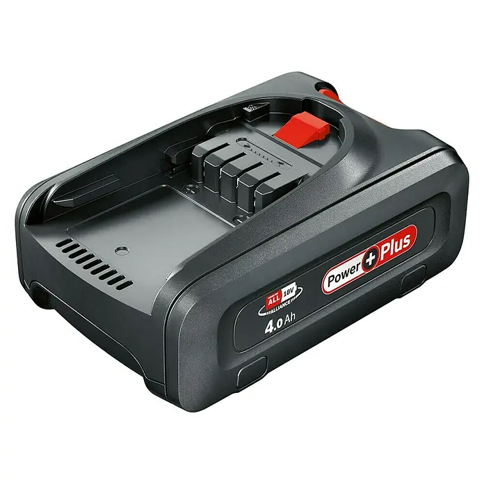 Bosch 18 V Power for All Akku PBA Power Plus - 18 V, 4 Ah - Diagonale Ansicht